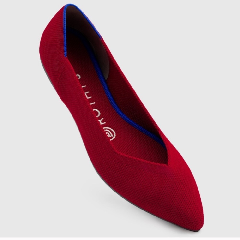Rothy’s Pointed Red Flat